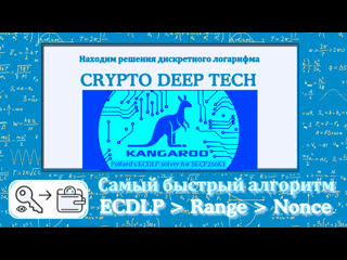 Pollard's kangaroo находим решения для ecdlp secp256k1 private key + nonces в известном диапазоне