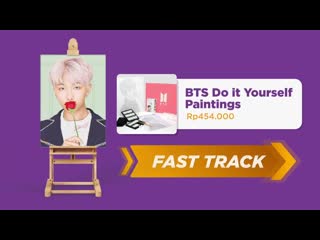 Tokopediaxbts bts ar photo booth “pose with luv”