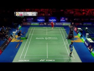 Yonex denmark open 2016 badminton r16 m5 ms lee hyun il vs viktor axelsen