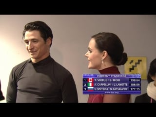 Nhk trophy 2017 tessa virtue and scott moir post fd interview