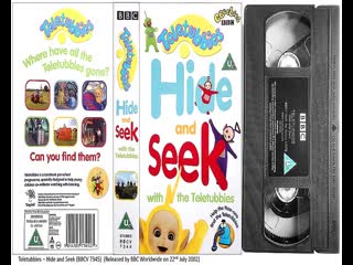 Teletubbies hide and seek (bbcv 7345) and whats that (bbcv 7352) 2002 uk vhs