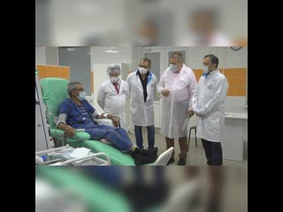 Рустем ахмадинуров принял участие в открытии диализного центра в уфе