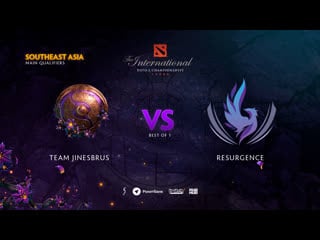 Team jinesbrus vs resurgence, ti9 qualifiers sea, bo1 [adekvat mortalles]