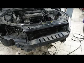 Промыа пакета радиаторов с полной разборкой