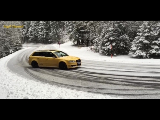 Audi rs 4 drifting snow cool sound vagif channel