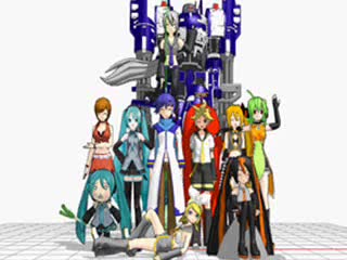 Vocaloid (mmd) all characters (lok vocaloid reaver "final video")