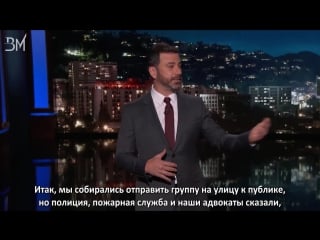 [rus sub] bts surprises super fans & their moms on kimmel