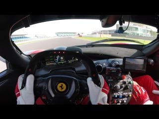 Visor cam from #silverstone this weekend in the #ferrari #fxx k