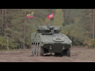 Lithuanian army vilkas (boxer) ifv in action • demonstration