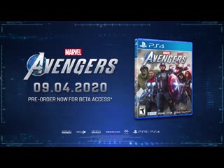 Marvels avengers beta sizzle ps4