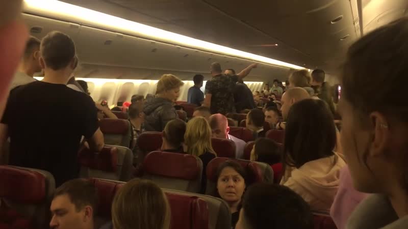 Самолет сел в ташкенте из за пьяного «бунта»