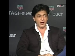 Srk giving interview for ndtv befor tagheuer event in mumbai