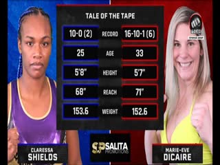 Claressa shields vs marie eve dicaire undercard