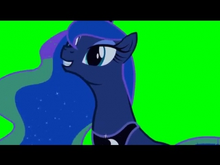 Princess luna the fun has been doubled! [green screen]