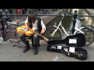 Jack broadbent amazing busker in the amsterdam