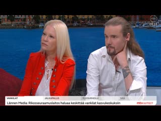 Perttu kivilaakso & linda lampenius at huomenta suomi 11/06/2019