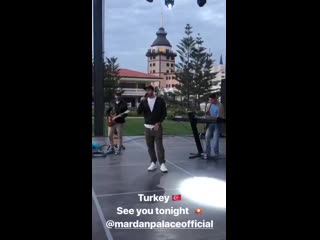 05 05 19 emin не потеряй меня sound check анталия турция titanic mardan palace may fest 2019
