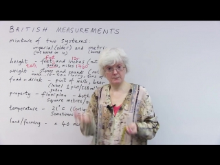 British measurements pints, feet, celsius, and more