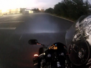 Wheelie practice, and wreck cbr600rr