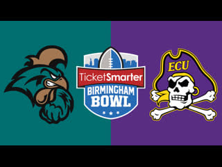 Ncaaf 2022 birmingham bowl coastal carolina chanticleers vs east carolina pirates (27 12 2022)