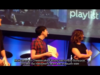 Dan and phil who tweeted that at playlist live 2015 rus sub