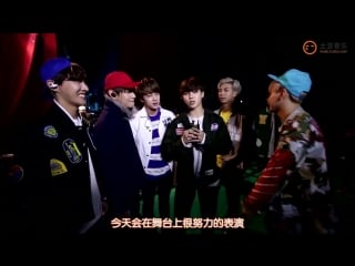 151113 bts @ asia dream concert behind the show