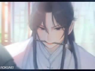 Husky and his white cat shizun