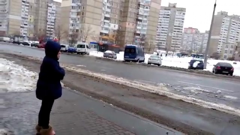 Уборка снега по киевски