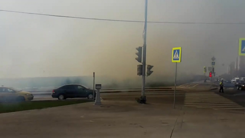 В москве произошло задымление на улице борисовские пруды