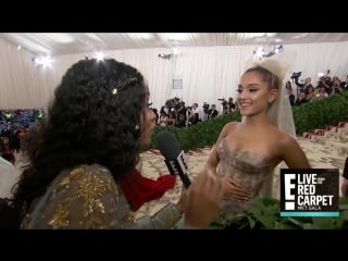 Ariana grande wears michelangelo painting to 2018 met gala