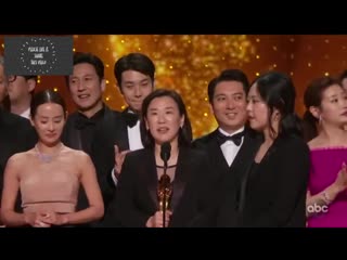 Best picture parasit kwak sin ae and bong joon ho 92nd academy awards