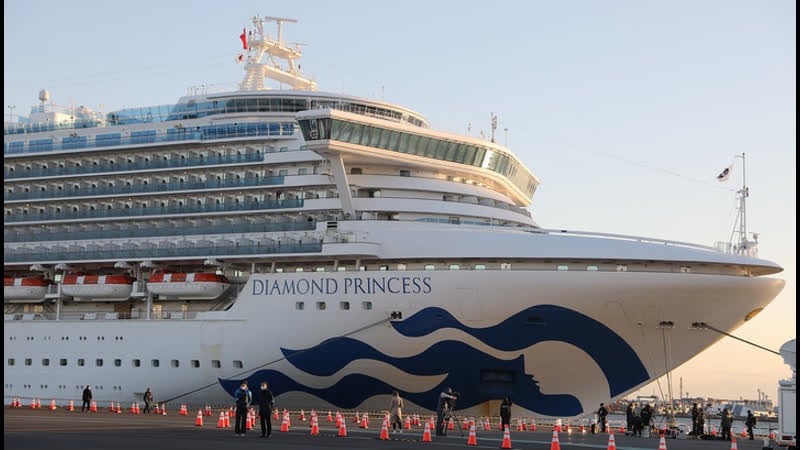 Число инфицированных коронавирусом на лайнере diamond princess возросло втрое