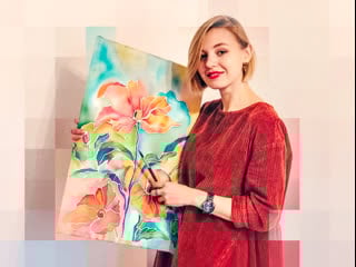 Батик с катей овсянниковой