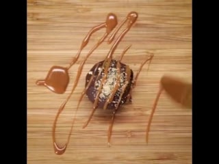 Chocolate banoffee biscuit balls