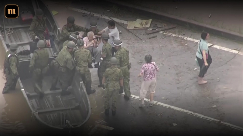 В японии из за наводнения погибли более 100 человек