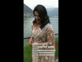 Priyanka chopra in lake como @priyankachopra