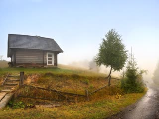 Домик у дороги ஜ۩۞۩ஜ 🍁🍀✾ михаил евдокимов ✾🍀🍁 ஜ۩۞۩ஜ🌸