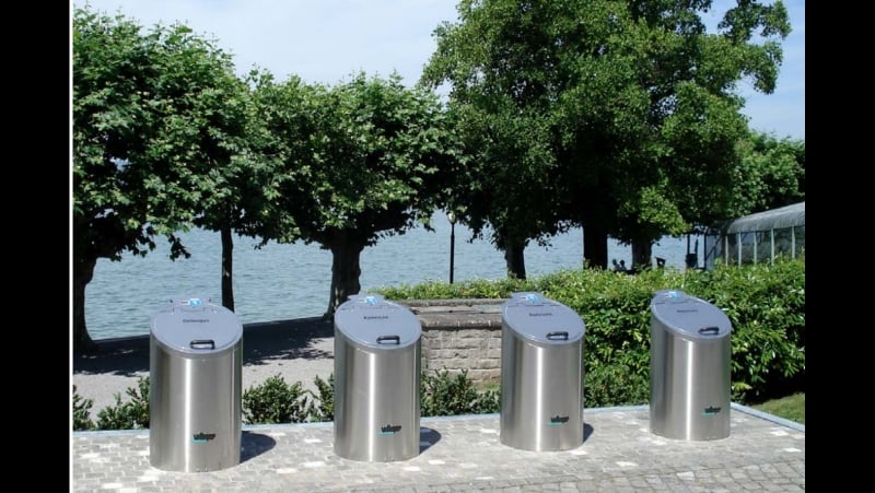 Как в швейцарии очищают город от мусорных баков