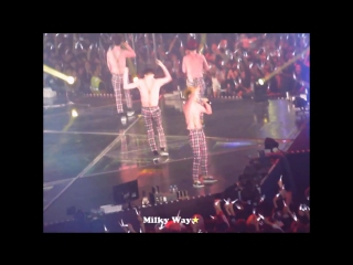 【hd】[fancam] 150315 exoluxion lucky full (lay baekhyun focus)