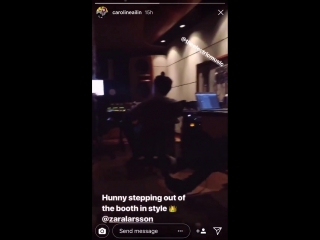 Zara in the studio with caroline ailin (dua lipa’s new rules) and electric (little mix’s black magic & shout out to my ex) yeste