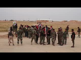 Syria syrian army troops have entered al tabqa airbase for the first time in 18 years following the agreement with kurdish fo