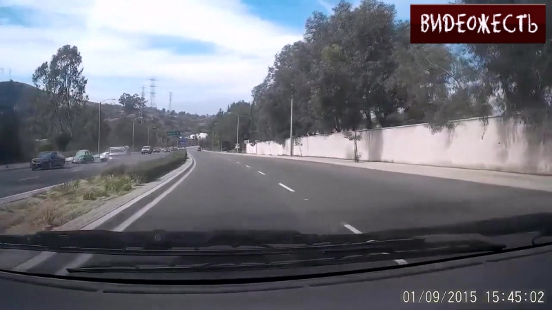 Останоу проехала © видеожесть