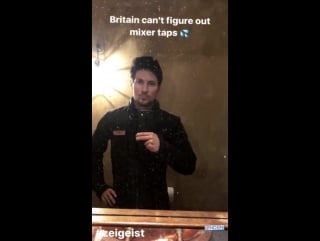 Pavel durov britian can't figure out mixer taps