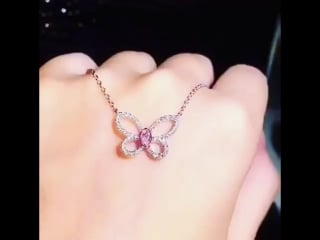 Pink diamond butterfly❤️#love #diamondring #diamon париж