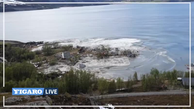 Оползень в кракнесет альта норвегия