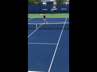 Practice @vika7 @usopen