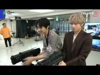 190822 tag & woo hyun backstage @ 2019 soribada best k music awards