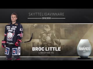 Broc little står till slut som skytteligavinnare när grundserien summeras amerikanen svarade för 24 mål på 48 matcher