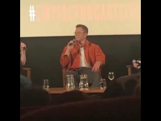 Video compilation of @taronegerton on stage during a qa for rocketman in london last night 1126 via tastytaron