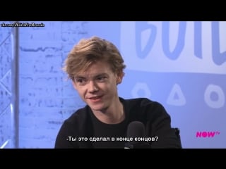 Thomas brodie sangster on his godless horse riding challenge rus(sub)